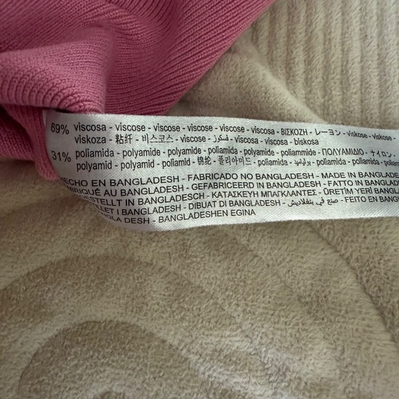 Zara | Size M | Pink Sleeveless Knit Crop Top - Picture 6 of 6